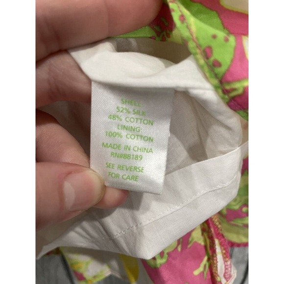 Lilly Pulitzer Briddie Strapless Hottie Pink Daisy Print Mini Dress Fit & Flare - Picture 6 of 13